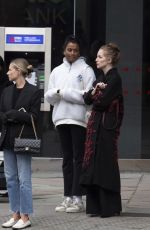 SIMONE ASHLEY and ASHLYN CHESNEY Out in London 10/13/2022