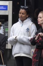 SIMONE ASHLEY and ASHLYN CHESNEY Out in London 10/13/2022