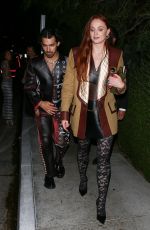 SOPHIE TURNER and Joe Jonas Arrives at 2nd Annual Academy Museum Gala Afterparty in West Hollywood 10/15/2022