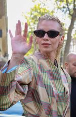 STELLA AMXWELL Arrives at Vivienne Westwood Show at Paris Fashion Week 10/01/2022