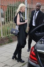 STELLA MAXWELL Leaves Burberry Show at London Fashion Week 09/26/2022