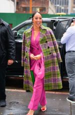 TAMERA MOWRY Arrives at Today Show in New York 10/05/2022