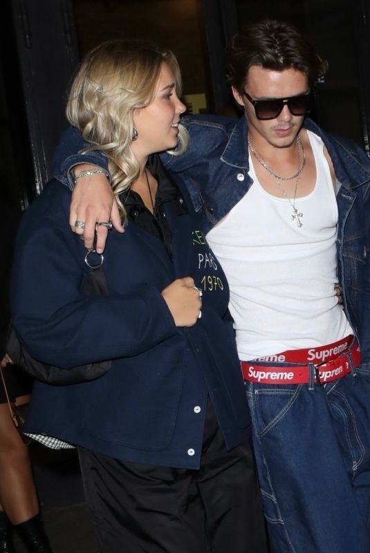 TANA HOLDING and Smitten Cruz Beckham Leaves Victoria Beckham