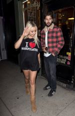 TANA MONGEAU and Jeff Wittek Night Out in Los Angeles 10/02/2022