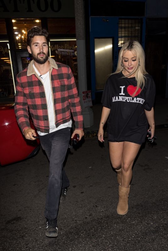 TANA MONGEAU and Jeff Wittek Night Out in Los Angeles 10/02/2022