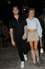 TASHA GHOURI Arrives at Menagerie Bar and Restaurant in Manchester 10/08/2022