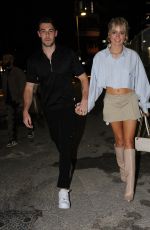 TASHA GHOURI Arrives at Menagerie Bar and Restaurant in Manchester 10/08/2022