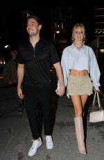 TASHA GHOURI Arrives at Menagerie Bar and Restaurant in Manchester 10/08/2022