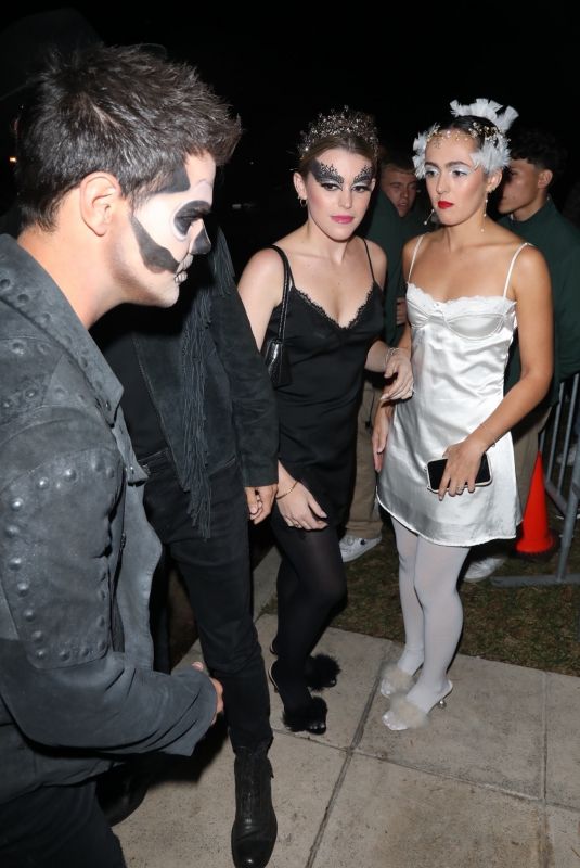 TAYLOR DOME Arrives at Casamigos Halloween Party in Beverly Hills 10/28/2022