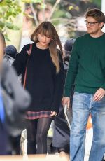 TAYLOR SWIFT and Joe Alwyn Out in New York 10/17/2022