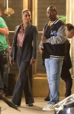 TAYLOUR PAIGE on the Set of Beverly Hills Cop 4 in Los Angeles 10/03/2022