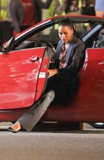 TAYLOUR PAIGE on the Set of Beverly Hills Cop 4 in Los Angeles 10/03/2022