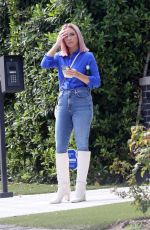 TEDDI MELLENCAMP Outside Her Home in Los Angeles 10/20/2022