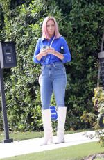 TEDDI MELLENCAMP Outside Her Home in Los Angeles 10/20/2022