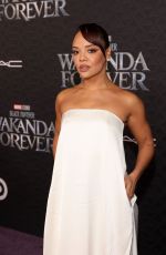 TESSA THOMPSON at Black Panther: Wakanda Forever Premiere in Los Angeles 10/26/2022