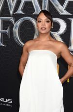 TESSA THOMPSON at Black Panther: Wakanda Forever Premiere in Los Angeles 10/26/2022