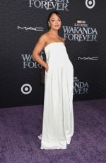 TESSA THOMPSON at Black Panther: Wakanda Forever Premiere in Los Angeles 10/26/2022