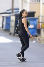 TIA MOWRY Heading to a Gym in Los Angeles 10/05/2022