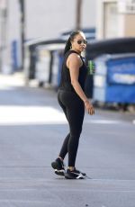 TIA MOWRY Heading to a Gym in Los Angeles 10/05/2022