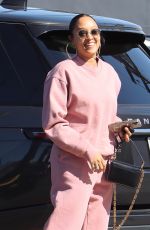 TIA MOWRY Heading to Massage Therapist in Studio City 10/29/2022