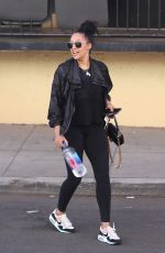 TIA MOWRY Leaves a Gym in Studio City 10/19/2022