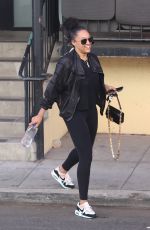 TIA MOWRY Leaves a Gym in Studio City 10/19/2022