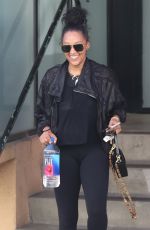 TIA MOWRY Leaves a Gym in Studio City 10/19/2022