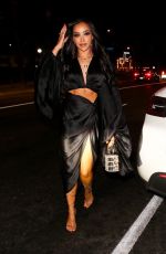 TINASHE Arrives at Troubadour in West Hollywood 10/10/2022