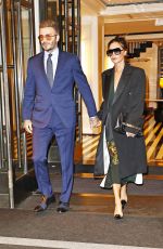 VICTORIA and David BECKHAM Heading to Dinner in New York 10/11/2022
