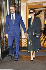 VICTORIA and David BECKHAM Heading to Dinner in New York 10/11/2022