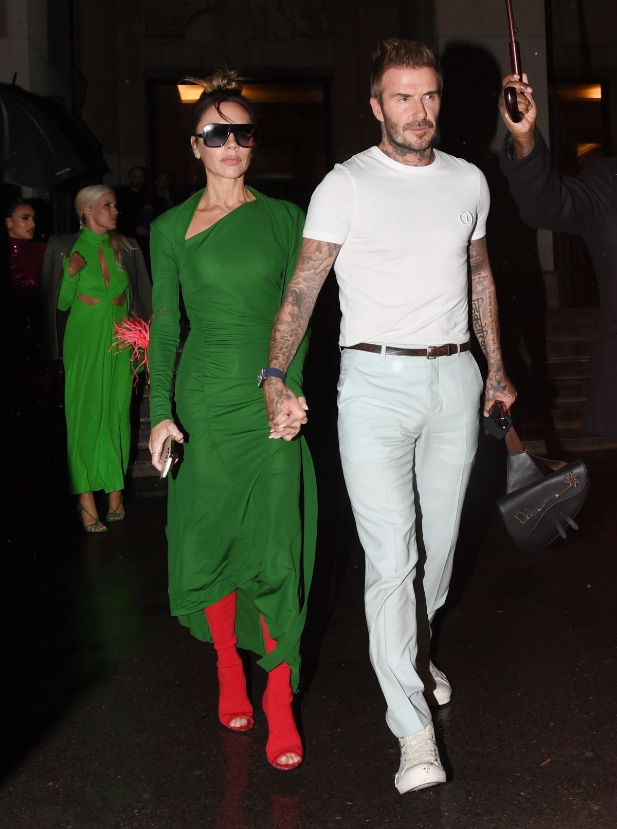 VICTORIA and David BECKHAM Leaves Her Fashion Show Afterparty in Paris ...
