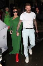 VICTORIA and David BECKHAM Leaves Her Fashion Show Afterparty in Paris 09/30/2022