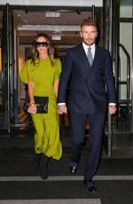 VICTORIA and David BECKHAM Leaves Mark Hotel in New York 10/14/2022