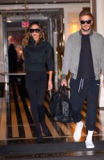 VICTORIA and David BECKHAM Leaves Mark Hotel in New York 10/15/2022