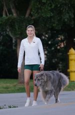 VICTORIA IGLESIAS Out with Her Dog Luke in Miami 10/10/2022