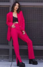 VIOLET LUX at a Photoshoot, September 2022