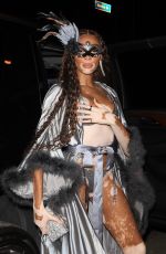 WINNIE HARLOW Arrives at Doja Cat