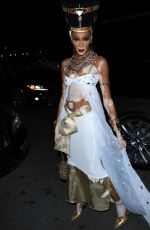 WINNIE HARLOW Arrives at Vas Morgan Halloween Party in West Hollywood 10/29/2022
