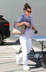 WITNEY CARSON Arrives at DWTS Studios in Los Angeles 10/04/2022