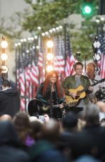 WYNONNA JUD and MARTINA MCBRIDE Performs at Today Show at Rockefeller Plaza in New York 10/04/2022