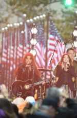 WYNONNA JUD and MARTINA MCBRIDE Performs at Today Show at Rockefeller Plaza in New York 10/04/2022