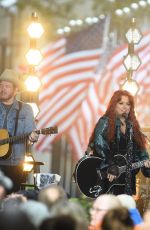 WYNONNA JUD and MARTINA MCBRIDE Performs at Today Show at Rockefeller Plaza in New York 10/04/2022
