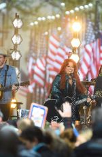 WYNONNA JUD and MARTINA MCBRIDE Performs at Today Show at Rockefeller Plaza in New York 10/04/2022