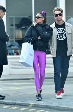 ZARA ZOFFANY and AJ Pritchard Out in London 10/11/2022