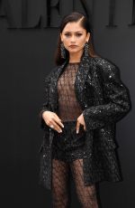 ZENDAYA at Valentino SS23 Show at Paris Fashion Week 10/02/2022