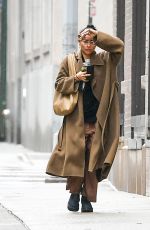 ZOE KRAVITZ Out and About in New York 10/04/2022