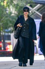 ZOE KRAVITZ Out in New York 10/10/2022
