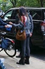 ZOE SALDANA Arrives at Greenwich Hotel in New York 10/25/2022