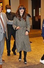ZOOEY DESCHANEL Arrives at Morning Show with Gayle King in New York 10/14/2022