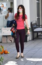 ZOOEY DESCHANEL Heading to Pilates Class in Brentwood 10/18/202